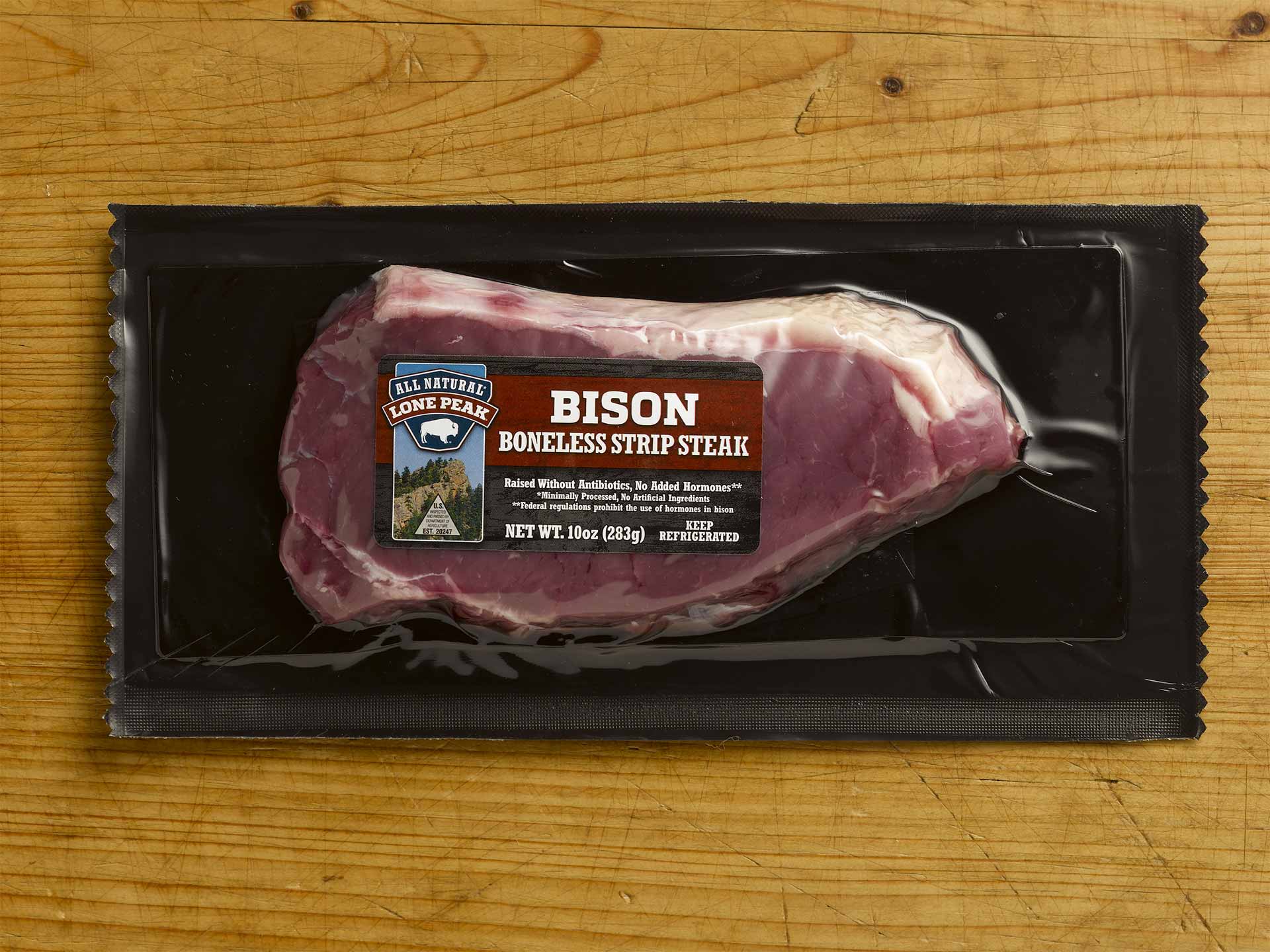 Bison Boneless Strip Steak
